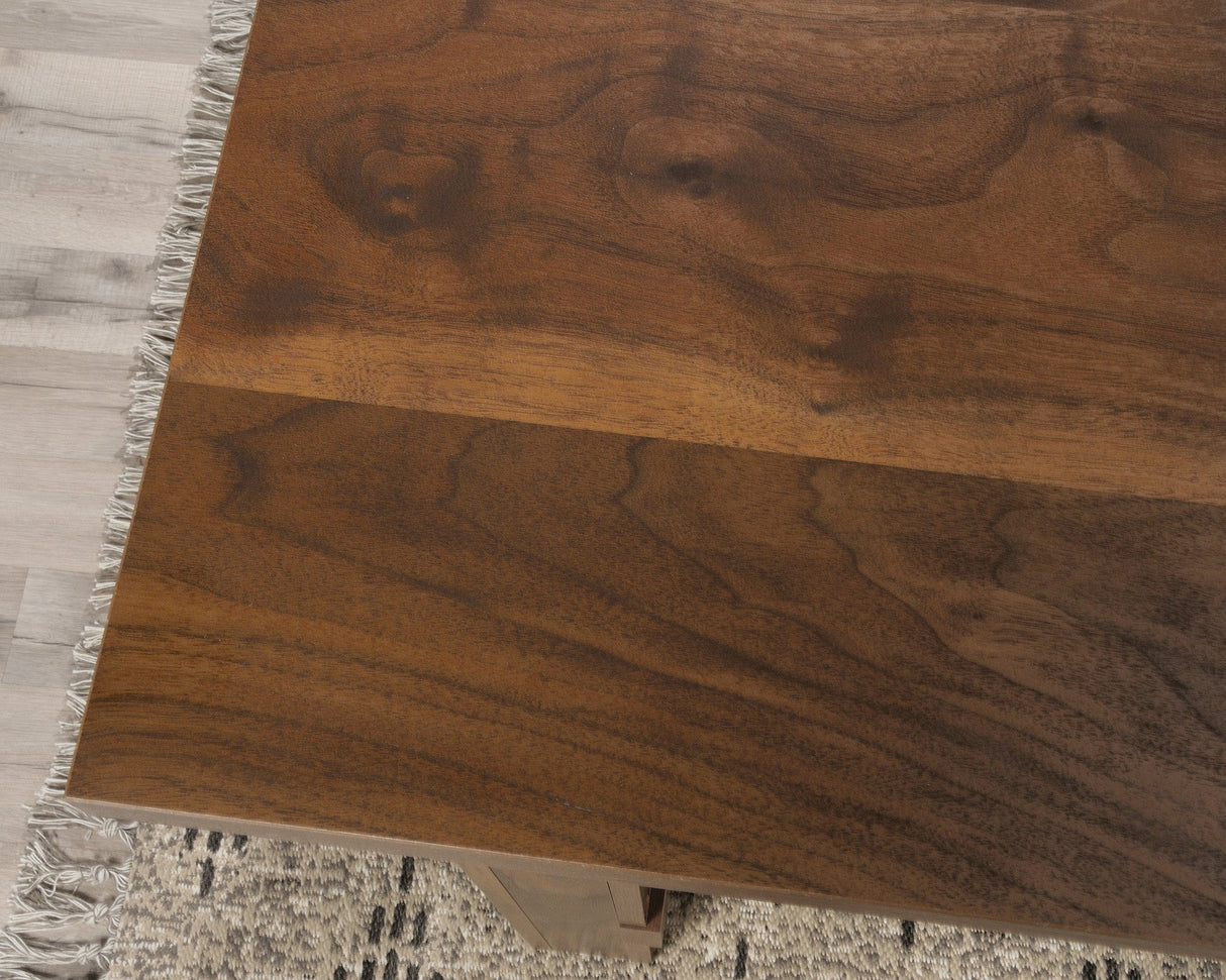 Teknik Counter Height Bench Desk in Grand Walnut (5427129)