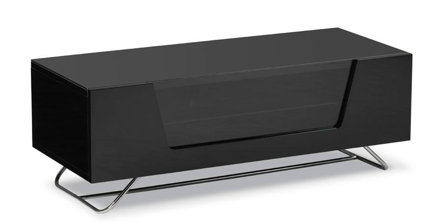 Alphason Chromium 2 Black TV Stand (CRO2-1000CB-BLK)