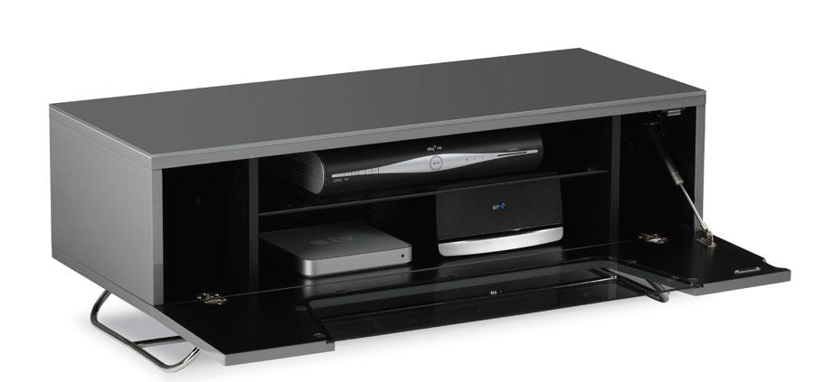 Alphason Chromium 2 Grey TV Stand (CRO2-1000CB-GRY)