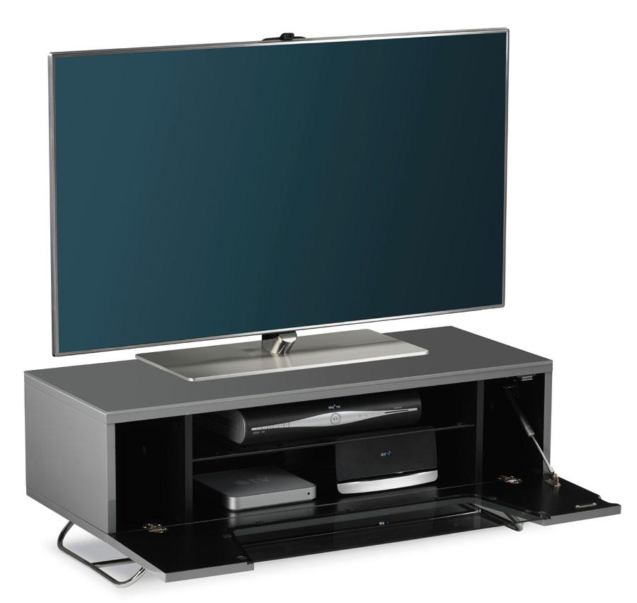 Alphason Chromium 2 Grey TV Stand (CRO2-1000CB-GRY)