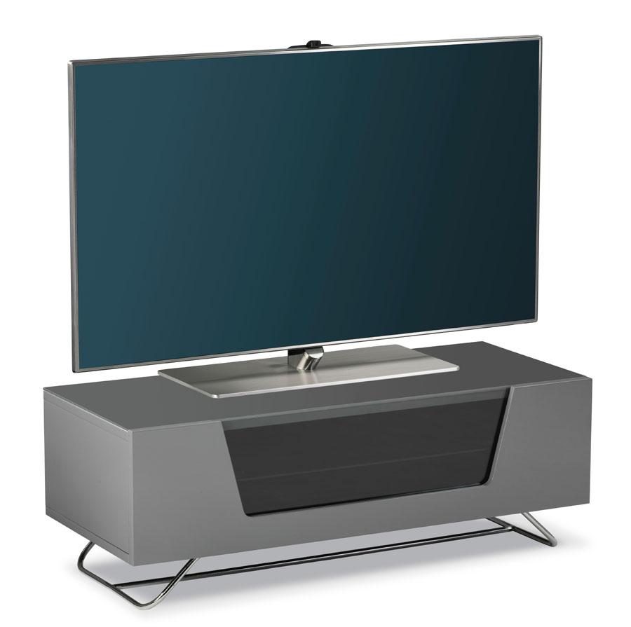 Alphason Chromium 2 Grey TV Stand (CRO2-1000CB-GRY)