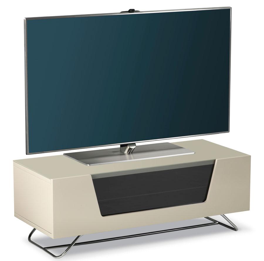 Alphason Chromium 2 Ivory TV Stand (CRO2-1000CB-IVO)