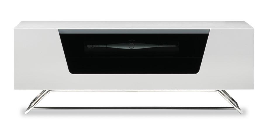 Alphason Chromium 2 White TV Stand (CRO2-1000CB-WHT)
