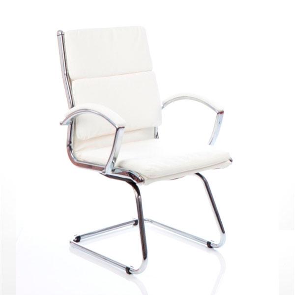 Dynamic Classic Visitor Office Chair in White