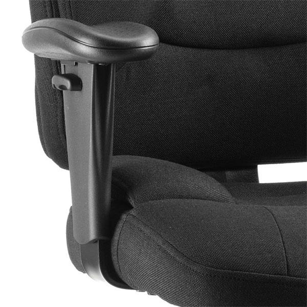 Dynamic Galaxy Ergonomic Executive Fabric Operator Chair in Black