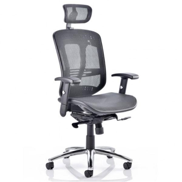 Dynamic Mirage II Executive Mesh Office Chair with Headrest