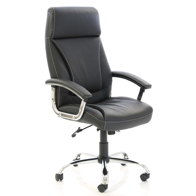 Dynamic Penza Luxury Executive Leather Office Chair in Black