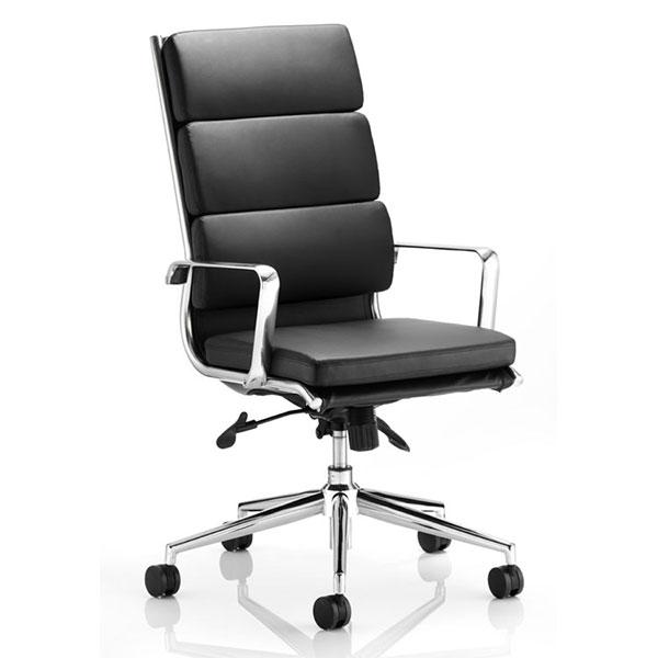 Dynamic Savoy High Back Executive Office Chair in Black