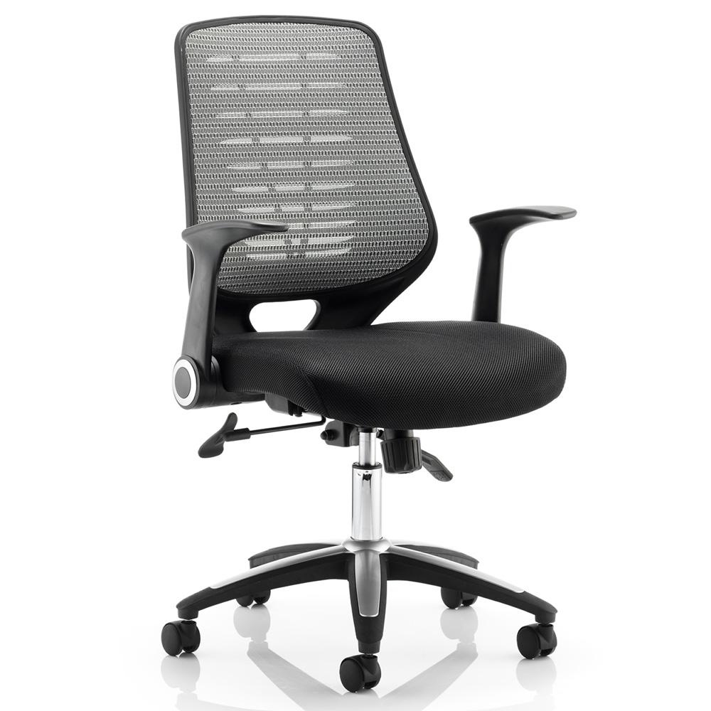 Dynamic Relay Airmesh Silver Operator Chair