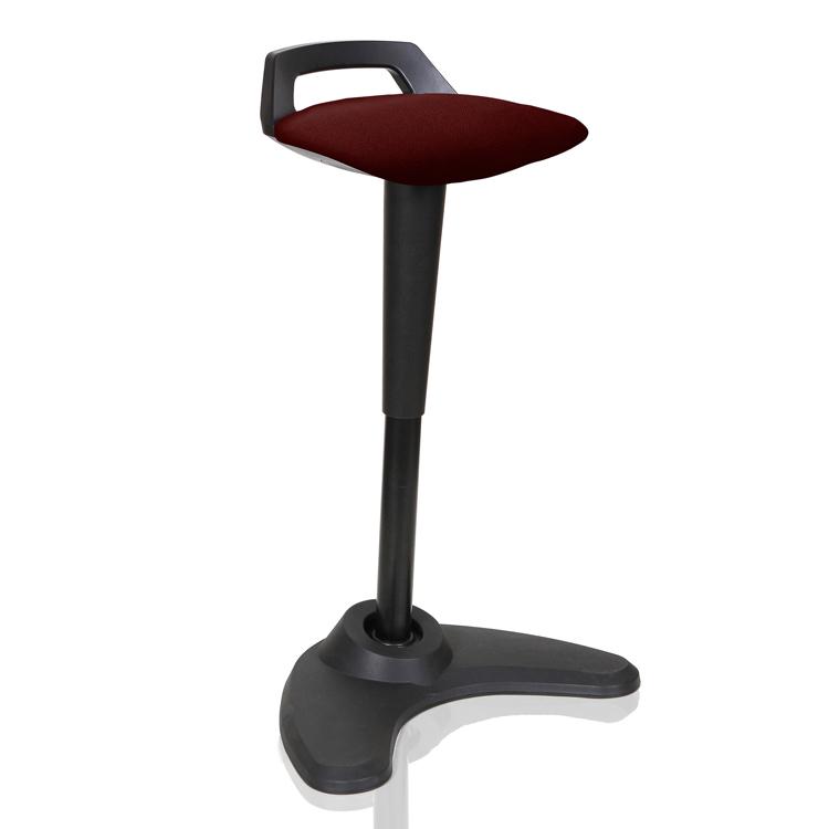 Dynamic Spry Sit and Stand Stool in Black