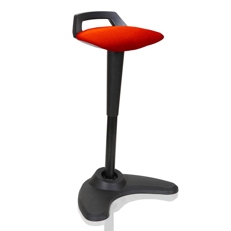 Dynamic Spry Sit and Stand Stool in Black