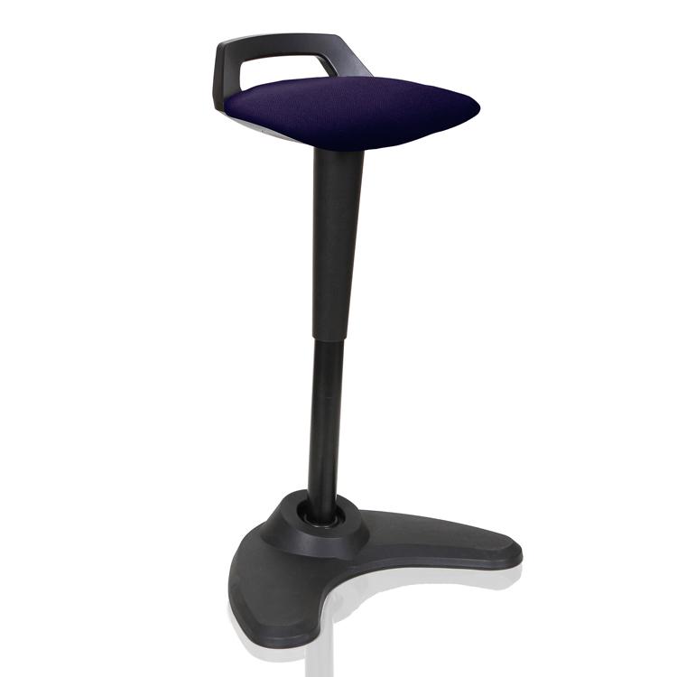 Dynamic Spry Sit and Stand Stool in Black
