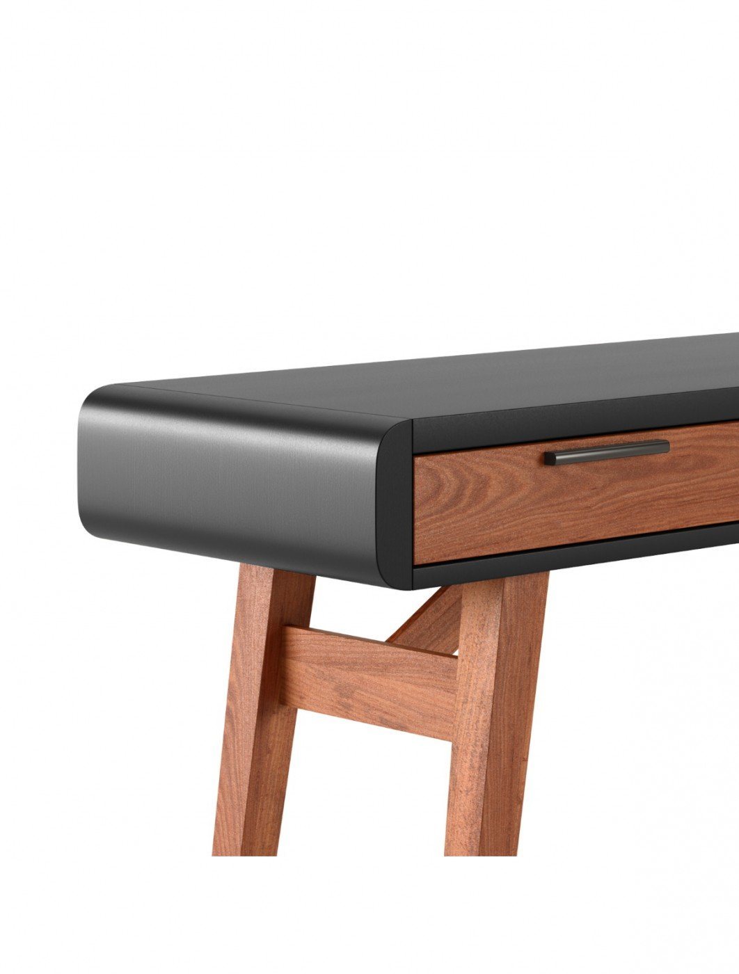 Alphason Pevensey Black and Oak Study Desk (AW3150)