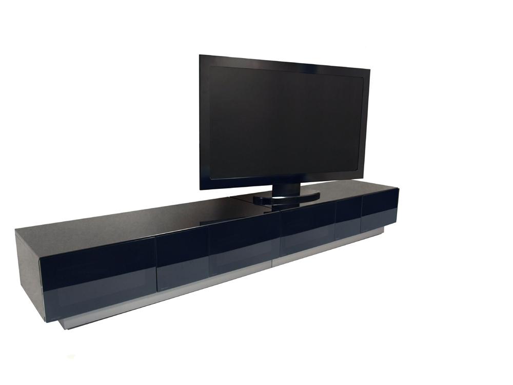 Alphason Element EMT2500 High Gloss Black TV Cabinet