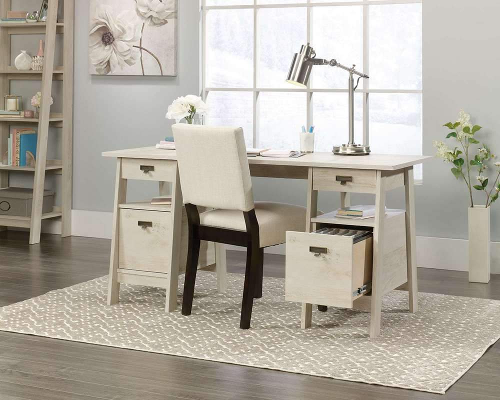 Teknik Executive Trestle Chalked Chestnut Desk (5424128)