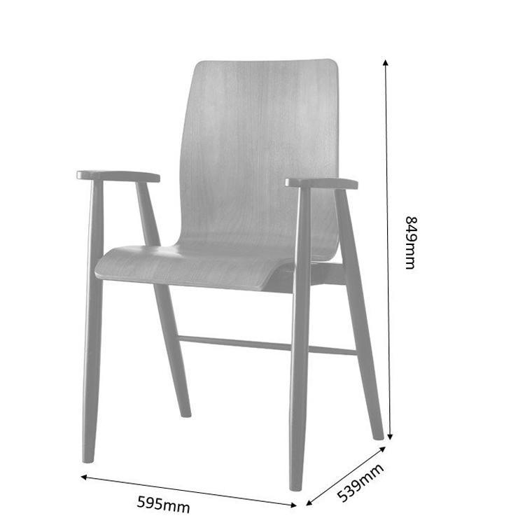 Jual Vienna PC612 Curved Office Chair in Ash