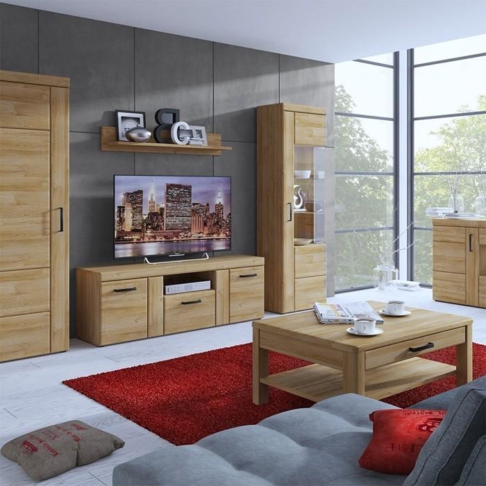 Furniture To Go Cortina 2 Door 1 Drawer Tall TV Cabinet In Grandson Oak (4325256)
