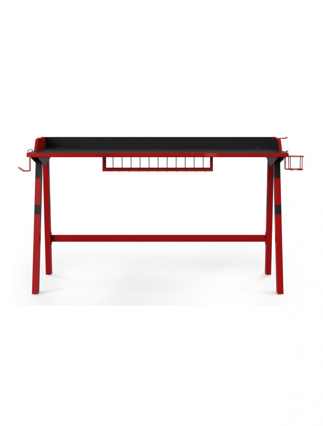 Alphason Fuego Red and Black Gaming Home Office Desk (AW9230)