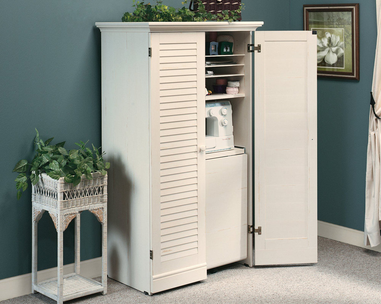 Teknik Hideaway Office Desk in Antique White (5158097)