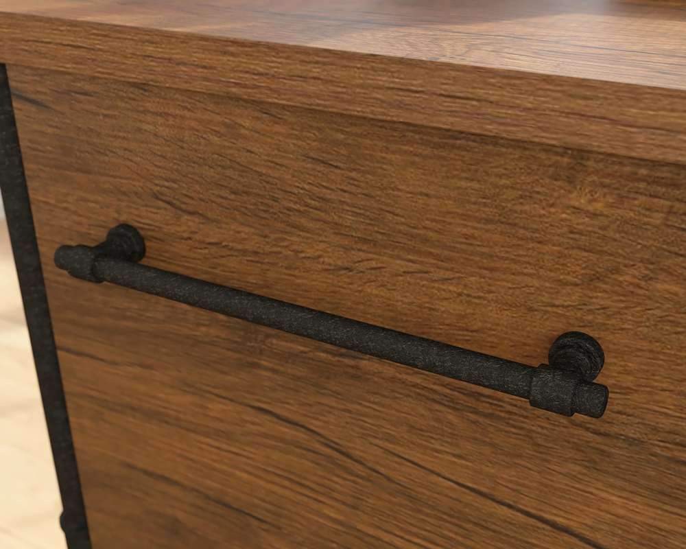 Teknik Iron Foundry Double Pedestal Office Desk (5427134)
