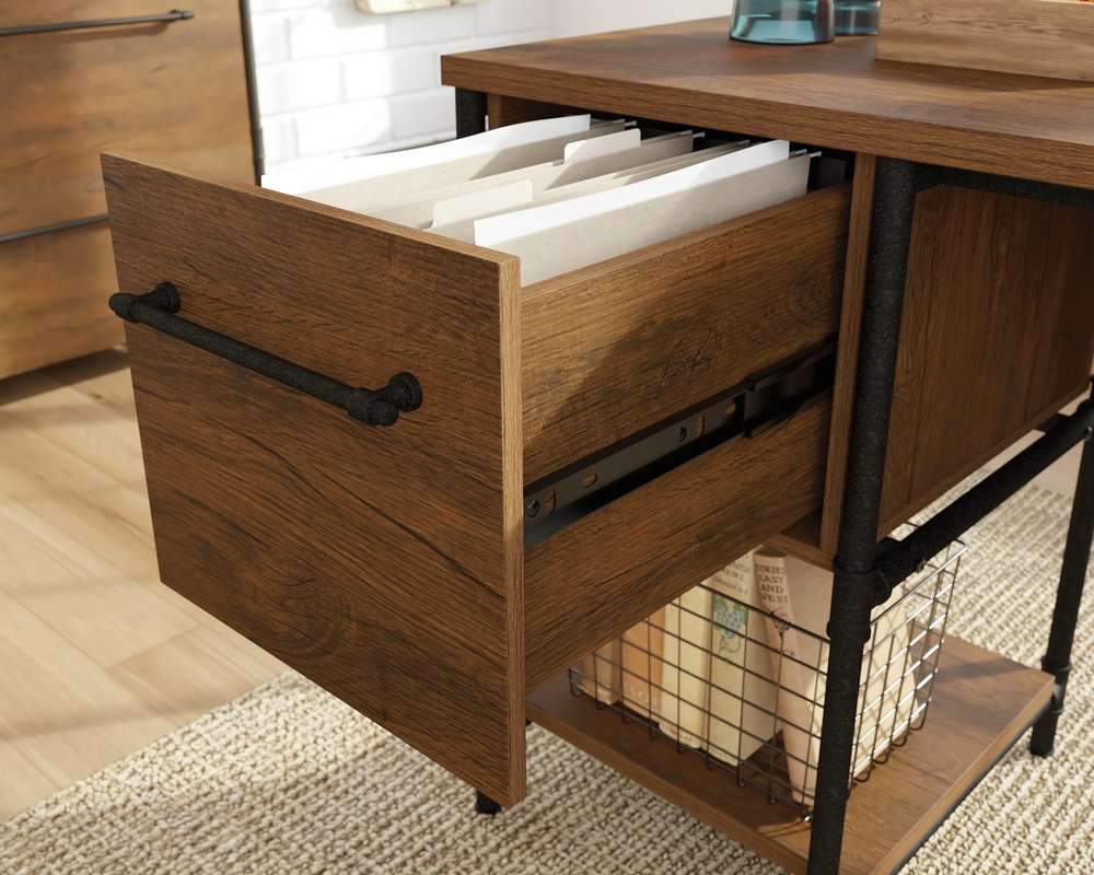 Teknik Iron Foundry Double Pedestal Office Desk (5427134)