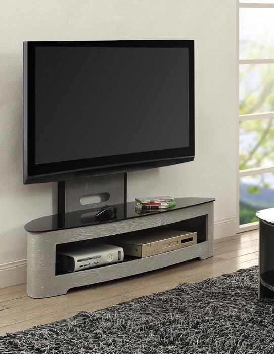 Jual Florence Curved Grey Ash Cantilever TV Stand (JF209 GB)