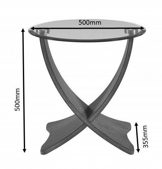 Jual Siena Walnut Lamp Table (JF309)