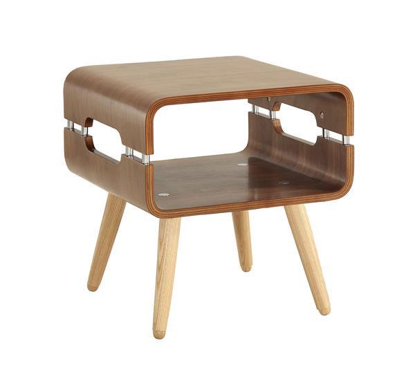 Jual Havana Curved Walnut Lamp Table (JF704)