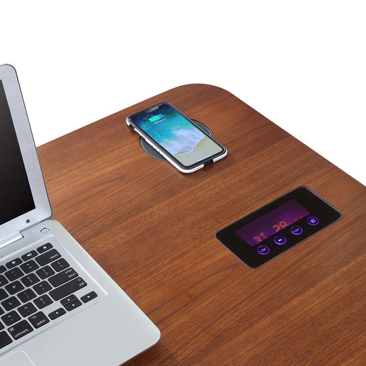 Jual San Francisco Smart Desk With Speakers And Wireless Charging in Walnut (PC711WAL)