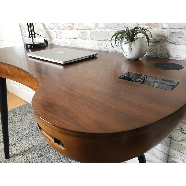 Jual San Francisco Smart Desk With Speakers And Wireless Charging in Walnut (PC711WAL)
