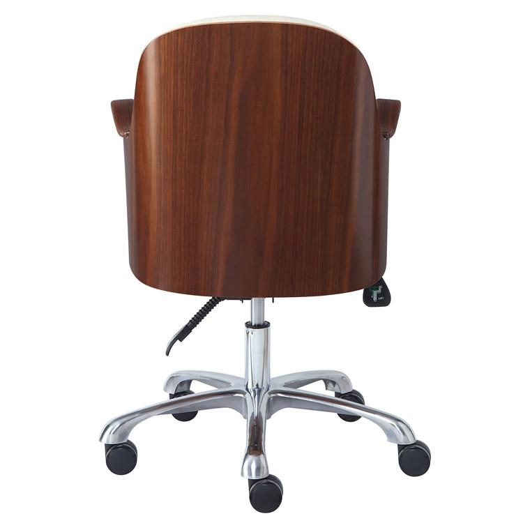 Jual San Francisco PC712 Executive Office Chair in Walnut and Cream Leather