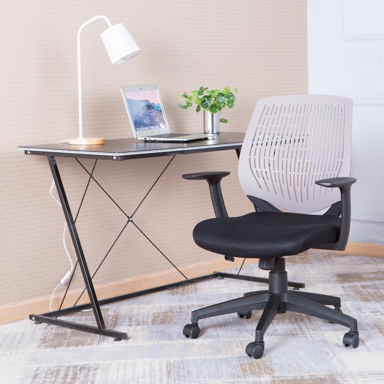 Alphason Malibu Grey Task Operator Chair With Arms (AOC5460GRY)