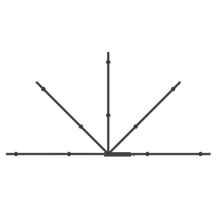 Multibrackets M Universal Swing Arm TV Bracket 180 Degrees Large Black