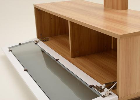TTAP Munich Oak Cantilever TV Stand with Bracket (TVS1001)