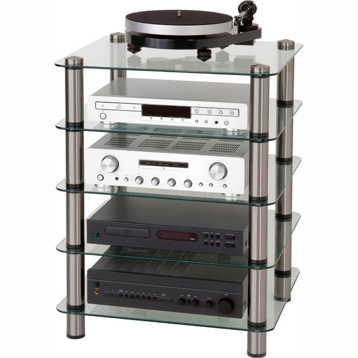 Optimum Prelude OPT-5000 Hifi Stand with 520mm deep shelves