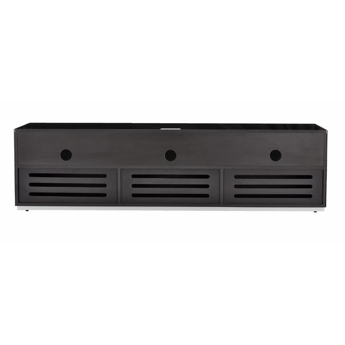 Optimum Project 1600GG Gloss Black Enclosed TV Cabinet