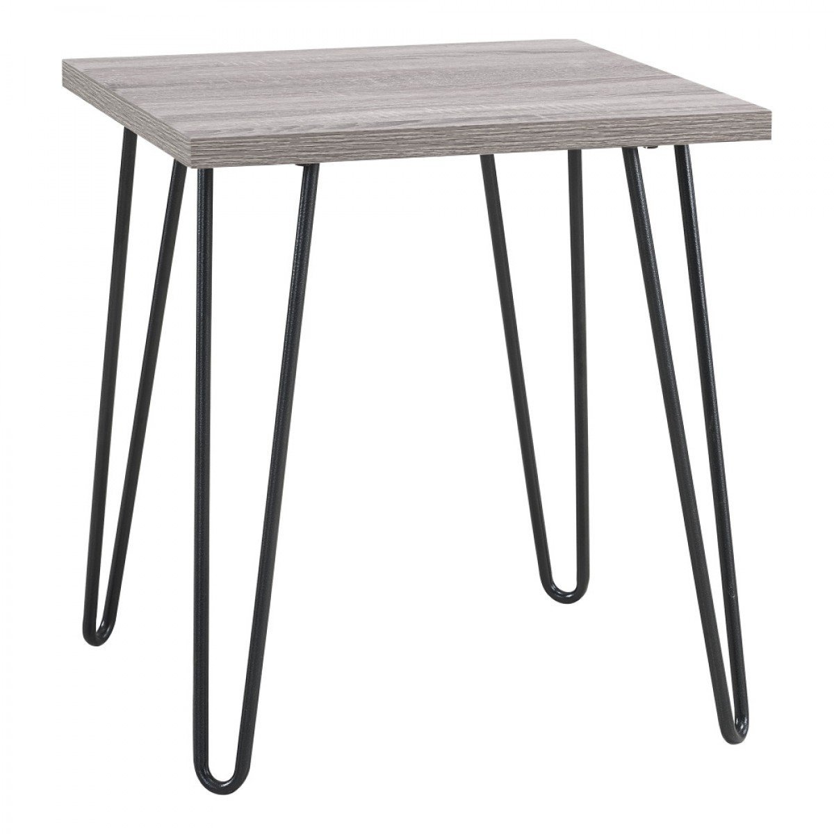 Dorel Home Owen Range Retro End Table in Grey Oak