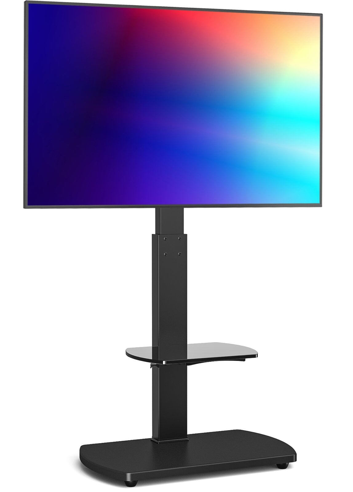 TTAP FS1-BLK TV Stand with Height Adjustable Swivel Bracket for up to 55" TVs