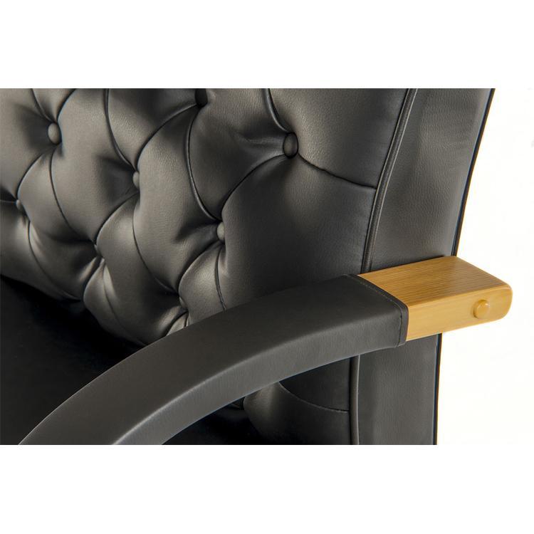 Teknik Warwick Black Leather Executive Office Chair (6928)