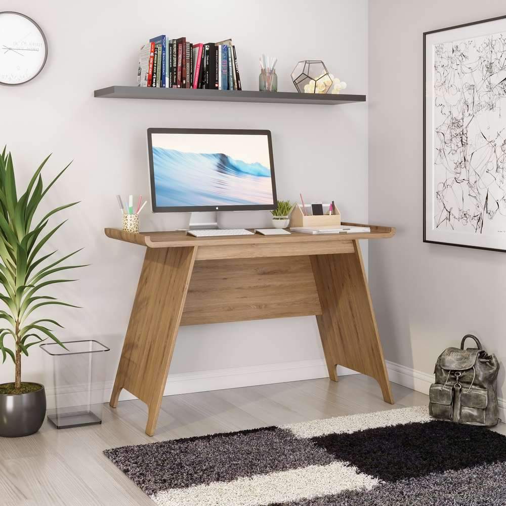 Teknik Towson Trestle Desk in Oak (7700001)