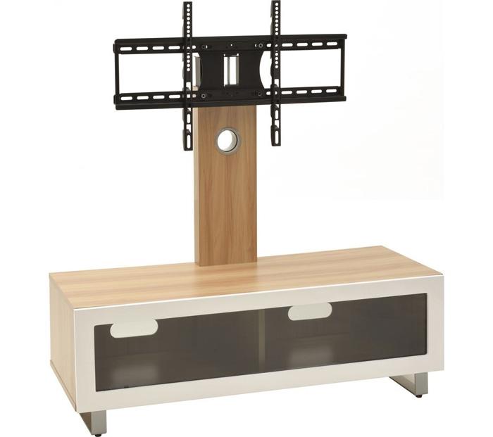 TTAP Munich Oak Cantilever TV Stand with Bracket (TVS1001)