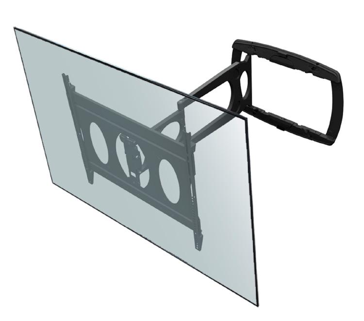 Vogels PFW6850 Low Profile Pull Out TV Bracket for Screens up to 72 Inches