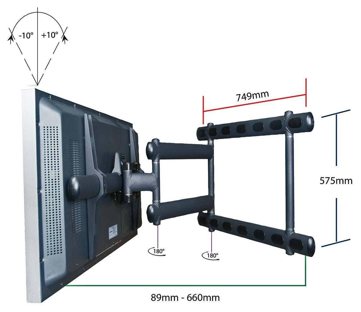 Vogels PFW6852 Pull Out TV Bracket for Screens up to 98 Inches