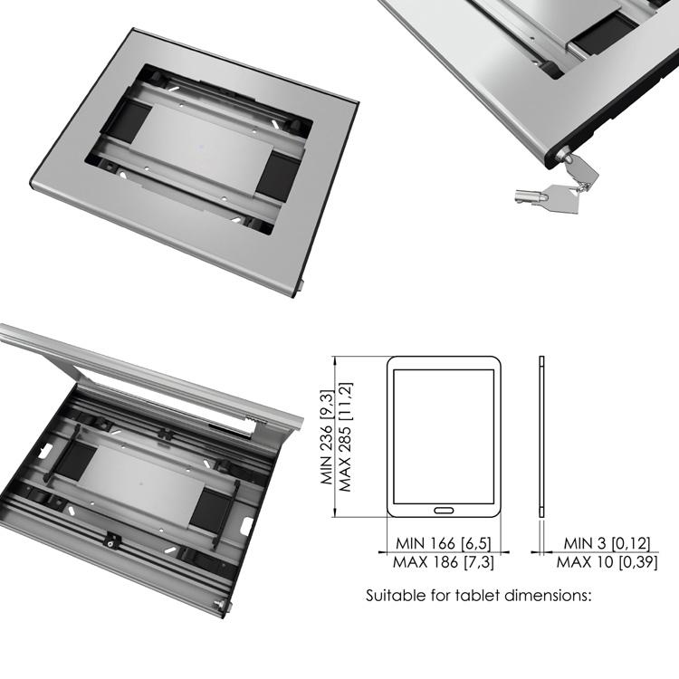 Vogels Tablock PTS 2010 Universal Tablet Enclosure