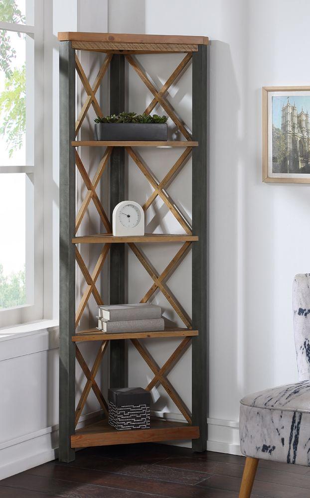 Baumhaus Urban Elegance - Reclaimed Large Corner Bookcase