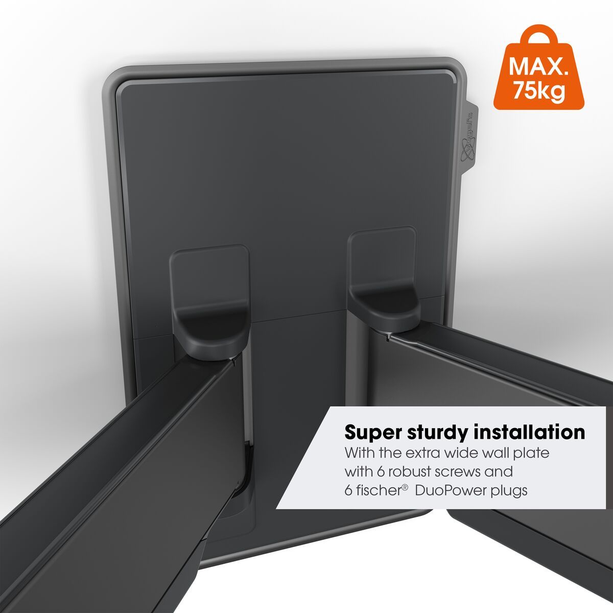 Vogels Elite TVM 5855 Black Forward Motion TV Wall Bracket