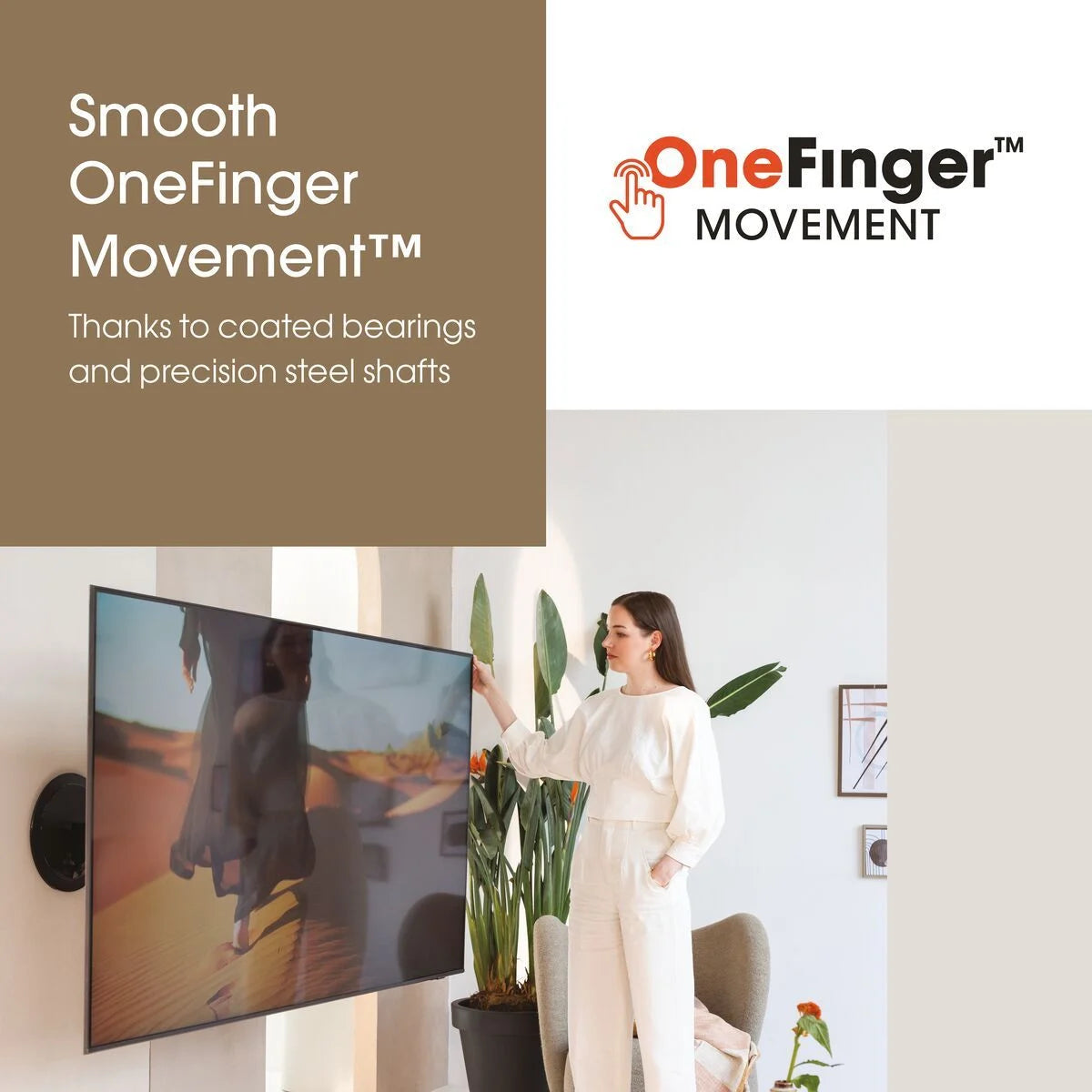 Vogels Signature TVM 7655 Black Full Motion TV Wall Bracket