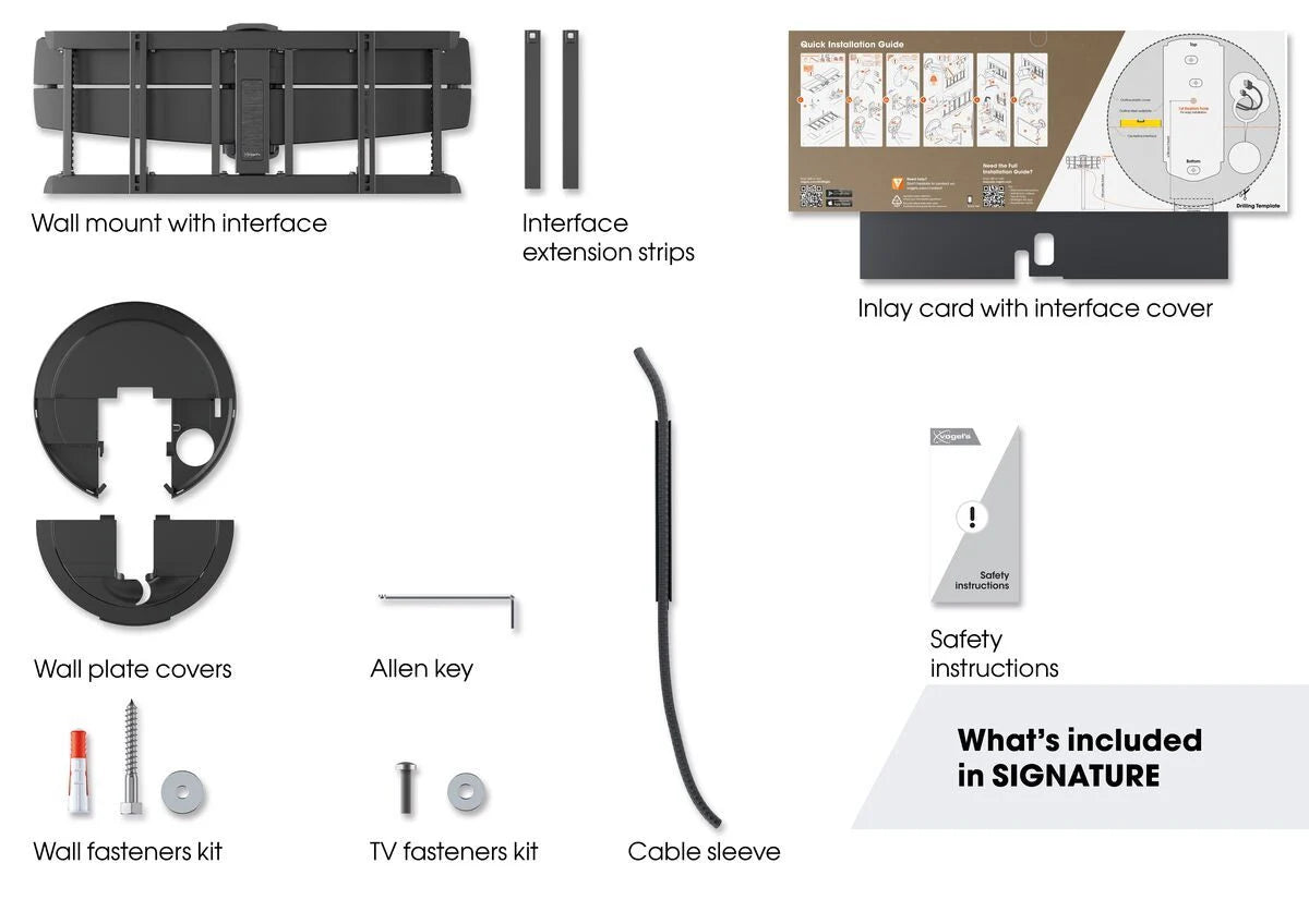 Vogels Signature TVM 7655 Black Full Motion TV Wall Bracket