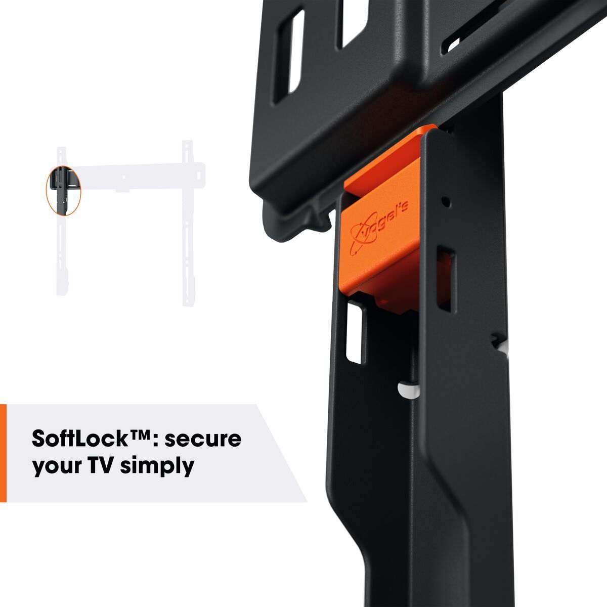 Vogels TVM 1605 TV (40-100") Flat Black TV Wall Bracket
