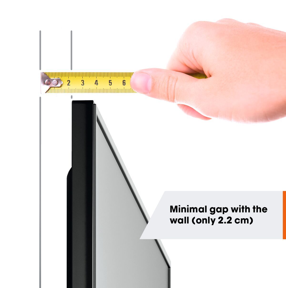 Vogels TVM 1615 TV (40-77") Tilting Black TV Wall Bracket
